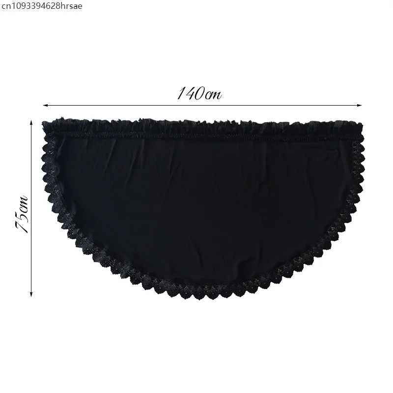 Gothic Lolita Black Veil Headpiece Nun Cosplay Costume Accessories Women Girl Halloween Carnival Party Role Play Headscarf
