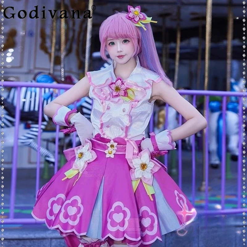 المرأة الجديدة تأثيري مجموعة هالوين كرنفال الحلو لوليتا تنورة الدعاوى الإناث الدعائم القوس أغطية الرأس اكسسوارات ازياء موحدة