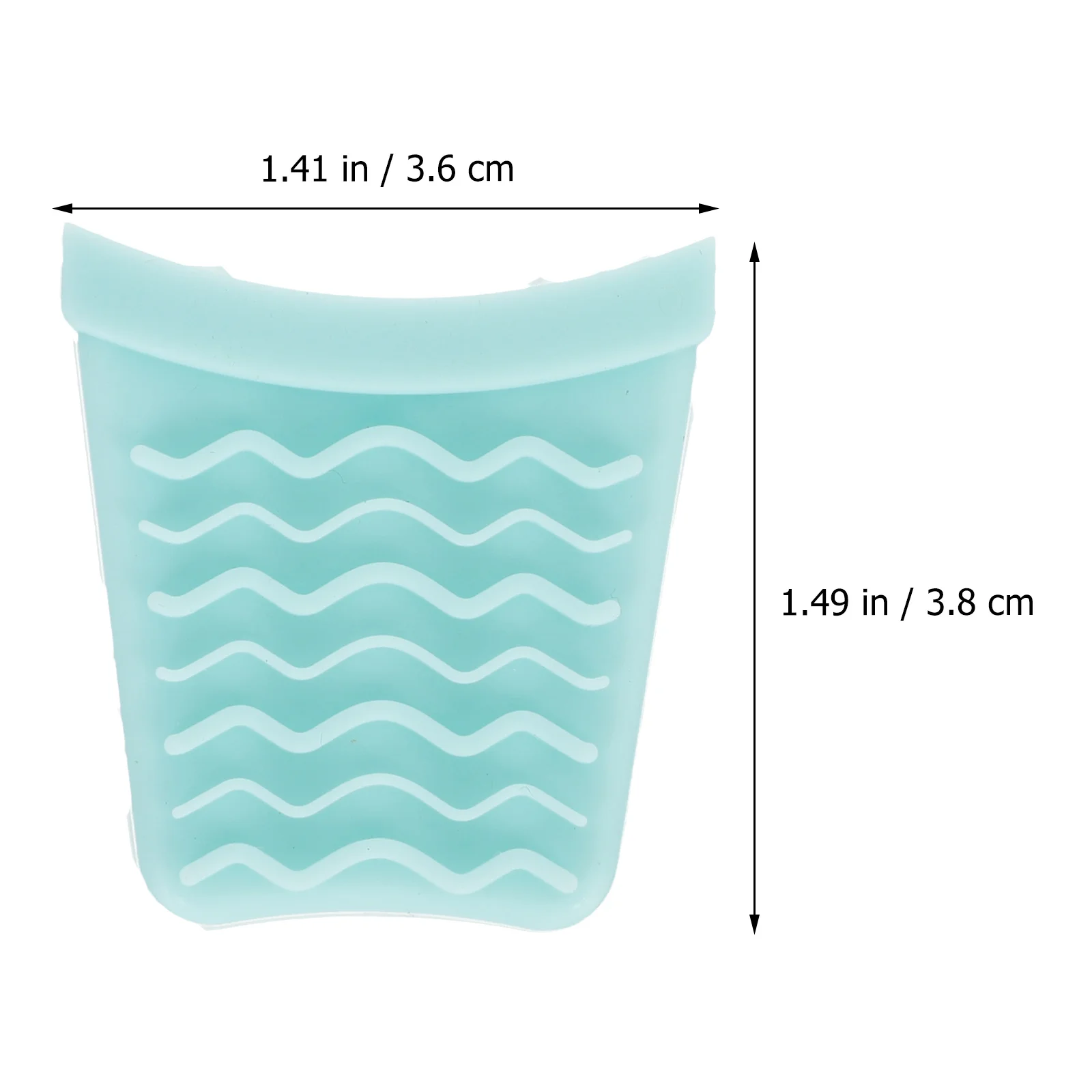 12 قطعة سيليكون بالموجات فوق الصوتية الجلد الغسيل يغطي قابلة لإعادة الاستخدام قبعات واقية لأدوات تنظيف الوجه العزل الحراري دائم #1