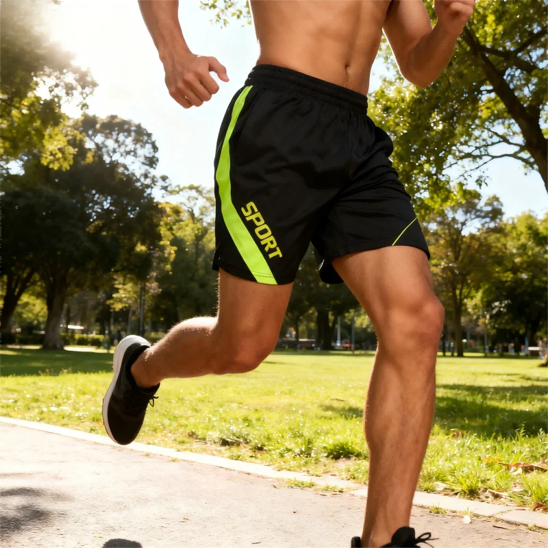 

Running Shorts Summer Gym Sportswear Men Jogging Outdoor Sports Shorts Fitness Man Quick Dry Breathable Pants Male Clothing