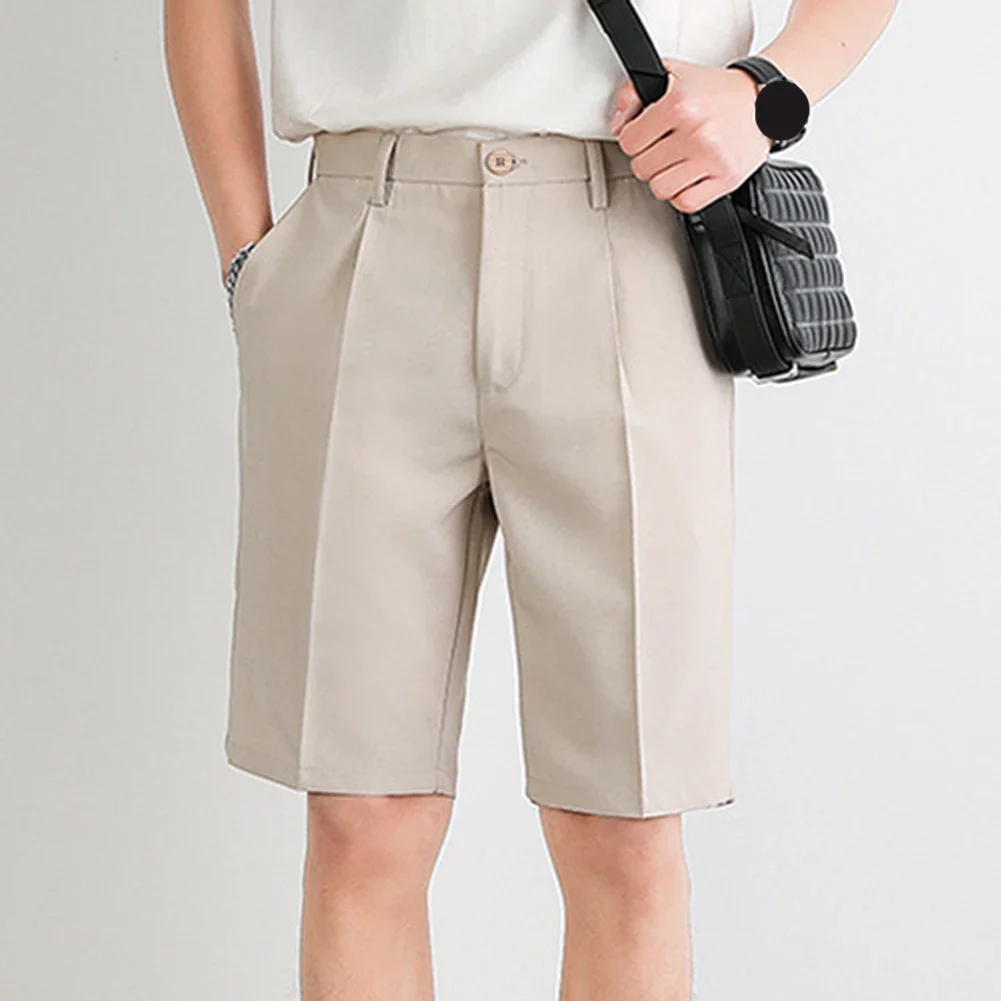

Casual Shorts Quick Drying Casual Outfits 33 34 Trendy Shorts Solid Pattern Workplace Suitable All Seasons Wear