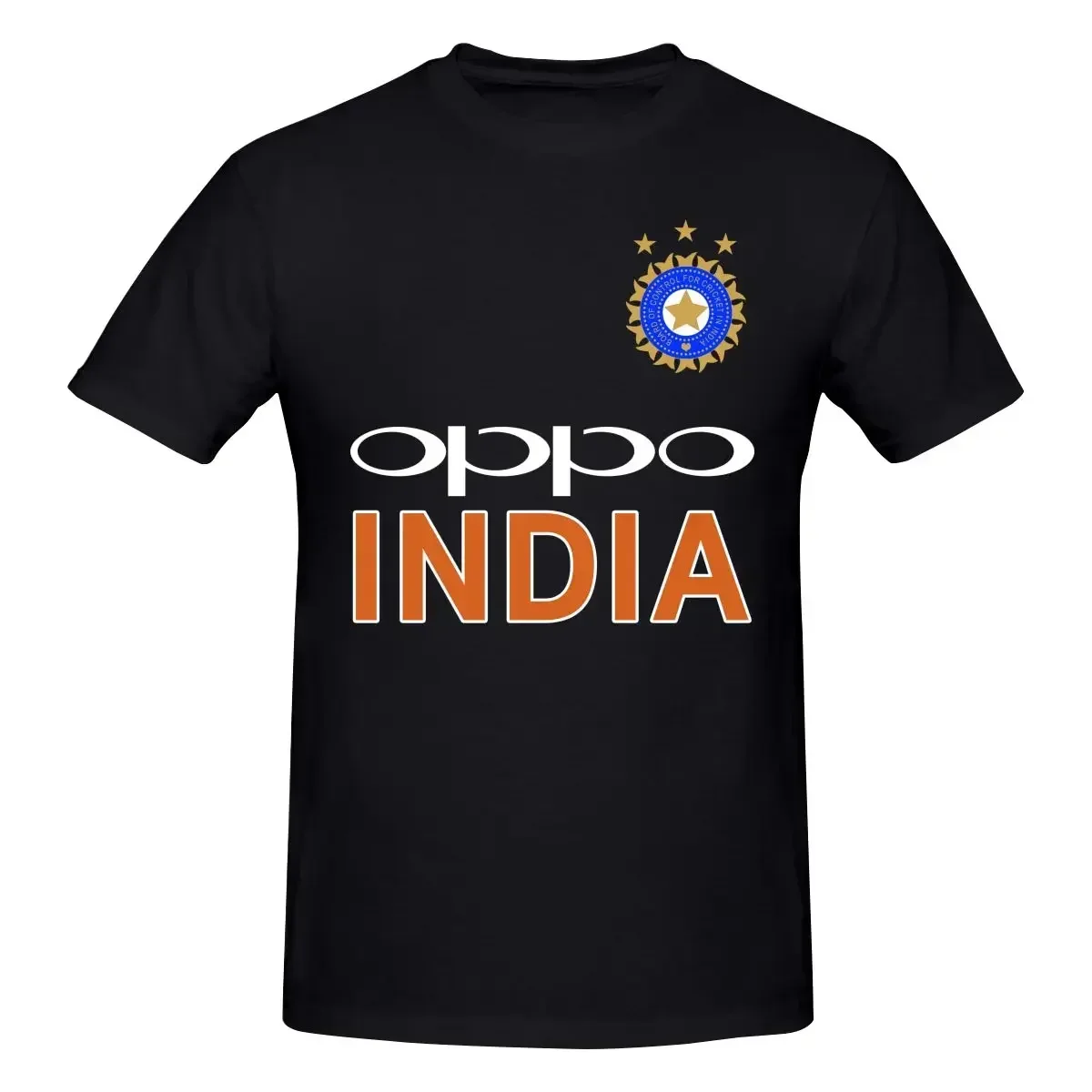 2024 NEW Cricket India Jersey Style Virat 18 Shirt T-shirt Tee Soft Style Natural All-Match