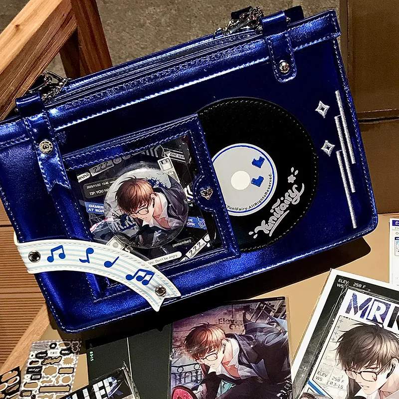 Japanese Original Streamer Echo Recording Shoulder Crossbody Gu Mei Two-dimensional Star Chasing Peripheral Lta Bag Neutral Wind