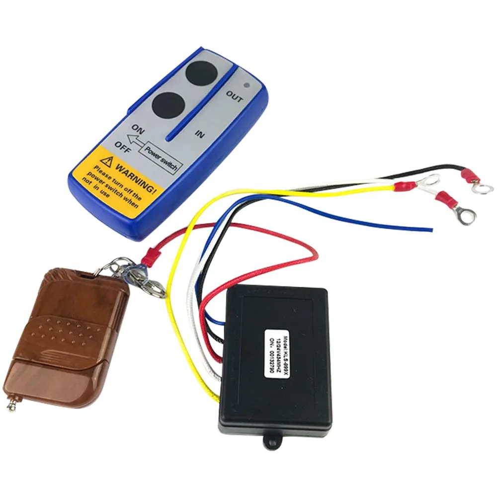 

12V Wireless Winch Controller Kit Car Accessories Electric Starter Equipment ABS Copper Durable Portable Easy Install Use Truck