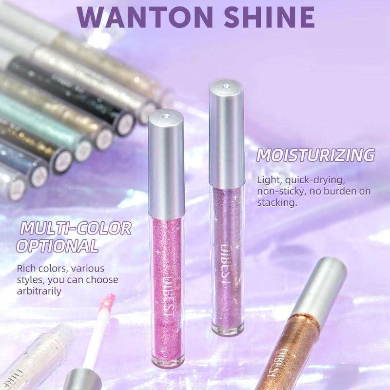 Eyeliner liquide à paillettes, 12 couleurs, cosmétiques de beauté, longue durée, imperméable, scintillant, métallique, stylo de maquillage