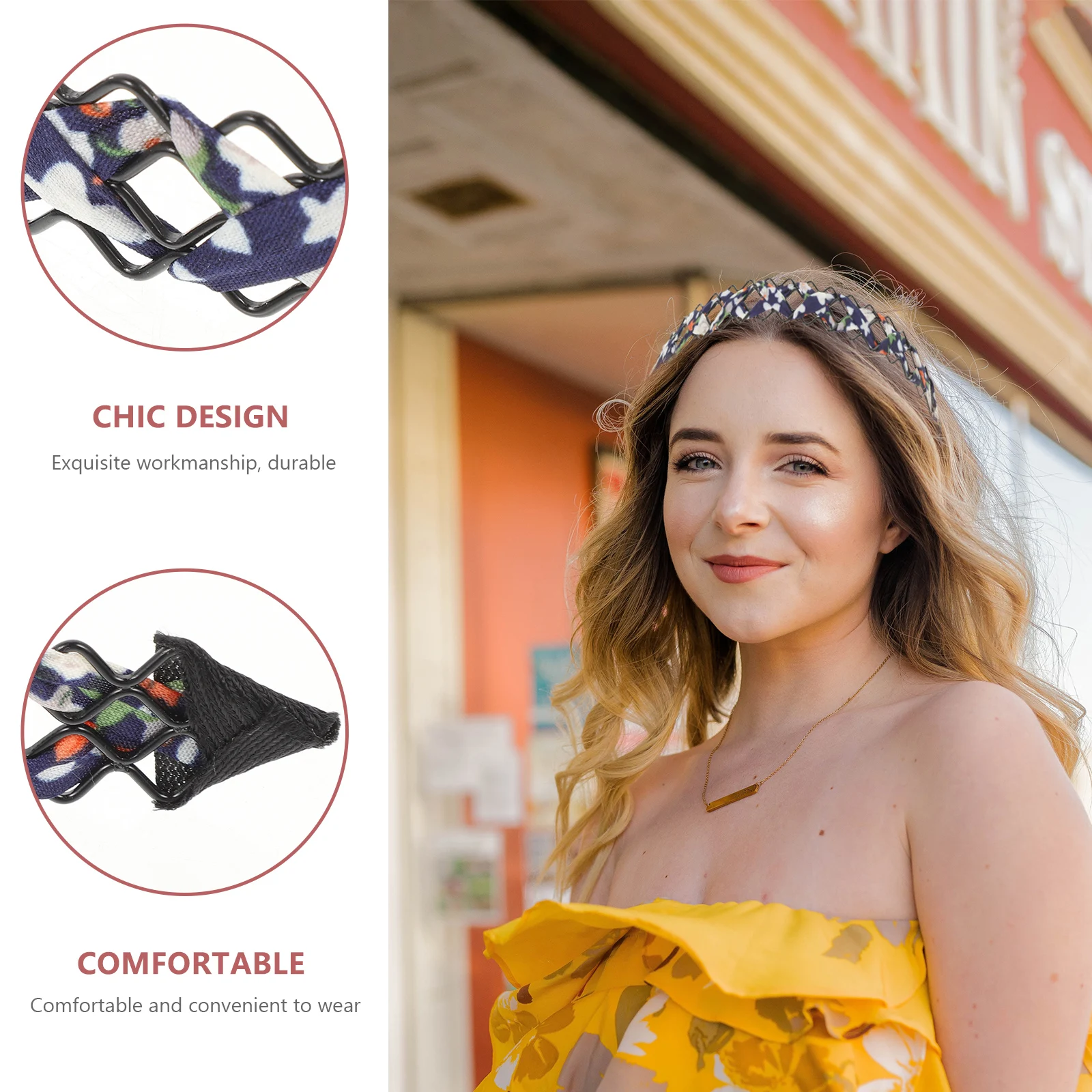

5pcs Wide Headband For Women Durable Comfortable Daily Use Reusable Hair Band Stylish Portable Compact Wear-Resistant Simple