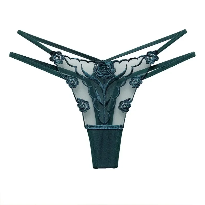 Women's Seamless Thong Underwear Set Comfortable Cotton-Lace Design in 5 Colors Breathable Low-Waist Fit Machine Washable