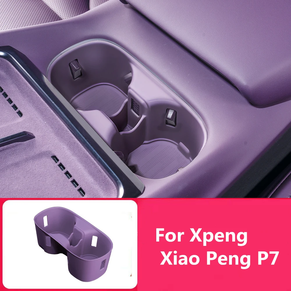 

Fit For Xpeng Xiao Peng P7 2024 2025 Central Control Water Cup Pad Dustproof Scratch proof Cover Automotive Interior Accessories