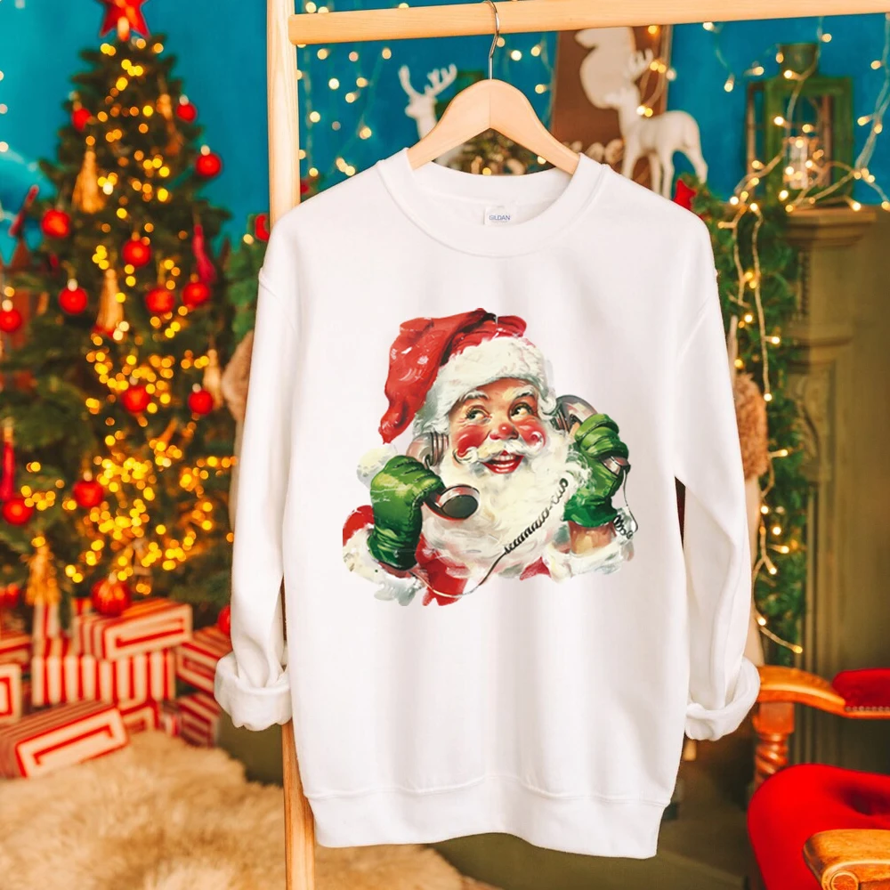 سانتا كلوز طباعة نقل الحرارة ، نمط الطباعة الساخنة ، الملابس ديي ، زخرفة النسيج ، صائق الكي ، قابل للغسل