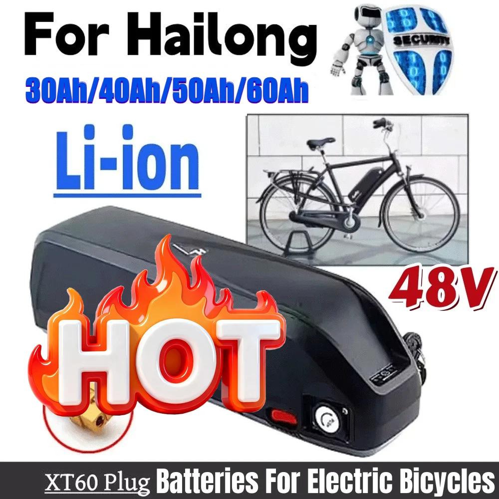 🎠 New Original 48V Hailong Polyester DP-9, BMS 18650 Cell, Lithium-ion Battery Pack🛡️