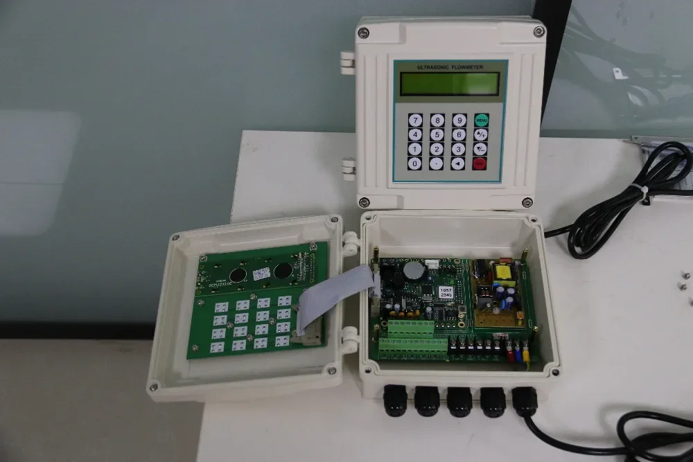 DTI-200F Wall Mounted Ultrasonic Flowmeter with TL-1 Sensor for DN300-6000 RS485 4-20mA Output