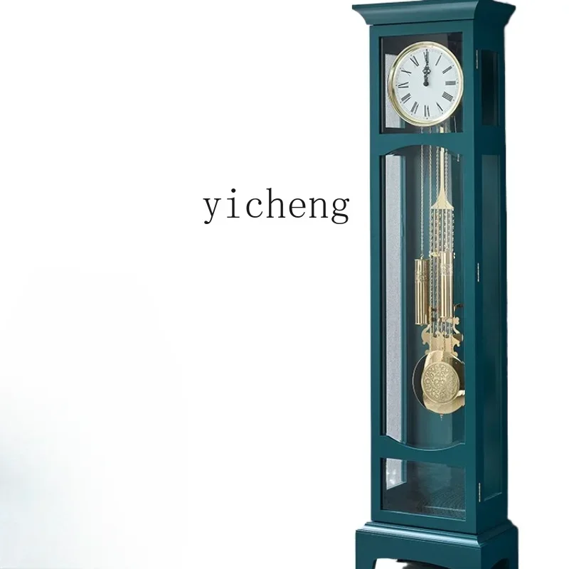 Modern the Grandfather Clock Light Luxury Household Minimalist Fashion Clock Living Room Minimalist Mechanical Pendulum Clock