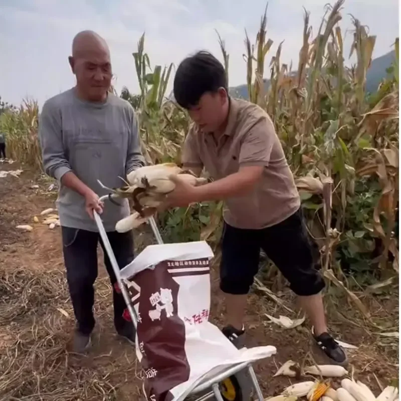 For Autumn Harvest Grain Loading Tool Pushes Grain Filling Bags and Snow Three in One Manganese Steel Thickened Liftable