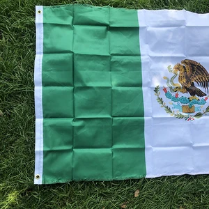 Mexikanische Nationalflagge der Himmel, Polyesterflaggen, mexikanische Flagge zur Dekoration, Mex und MX, 90x150 cm 12 Hauptverkaufsstoff Mexikanischer Druck - №1