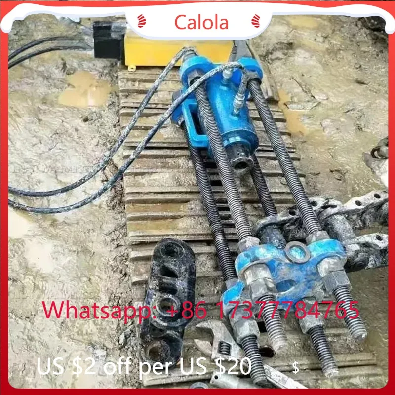 

Manual Hydraulic Chain Pressing Machine Electric Track Pin Bushing Repair Tool