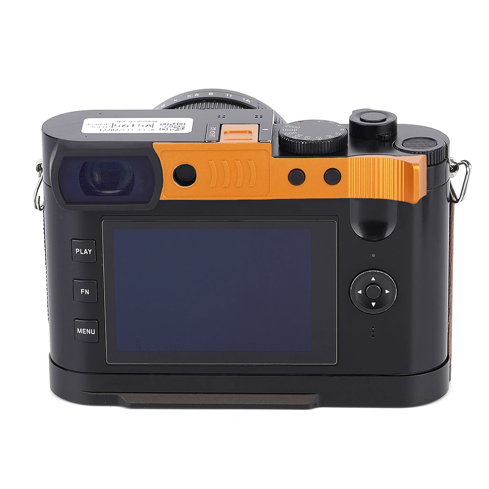 

FFITTEST MZ-Q3 Алюминиевый металлический чехол для большого пальца вверх с рукояткой для камеры LEICA Q3 Q2, черный чехол для DSLR с горячим башмаком для Leica Q2 и Leic