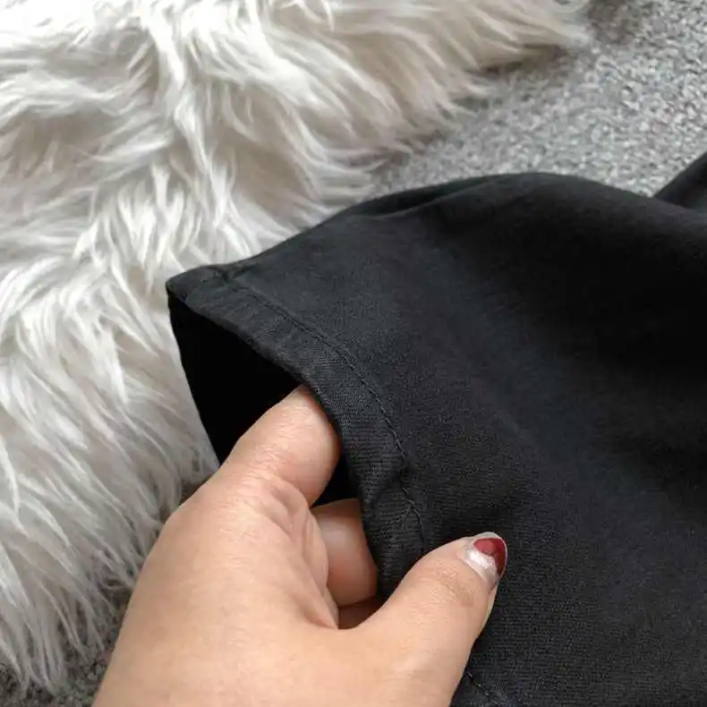 

Jean Straight Women Trousers Women'S Wide Leg Jeans Holiday Vacation Travel Beach Female Denim Fashion Comfortable Light Thin