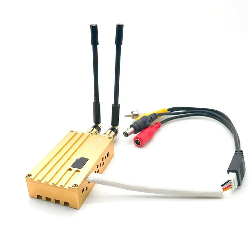 40km LOS U-AV / FPV Mini 1.2Ghz 8W Wireless Video Transmitter With 6 Channel for Dr-one Video Link