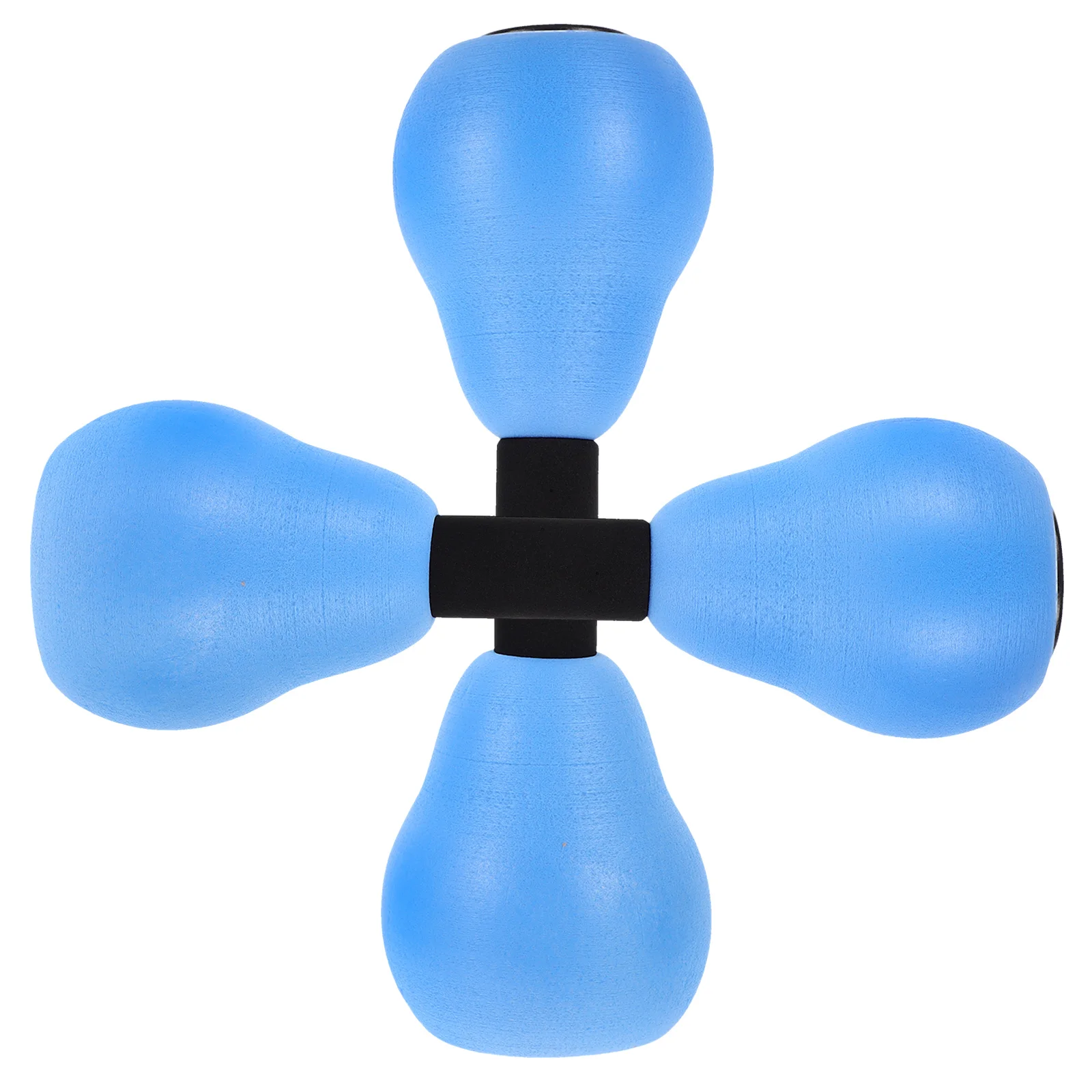 

2pcs Water Dumbbells Pool Exercise Weights Blue Black Lightweight Fitness Equipment Eva Material Accessories for Women