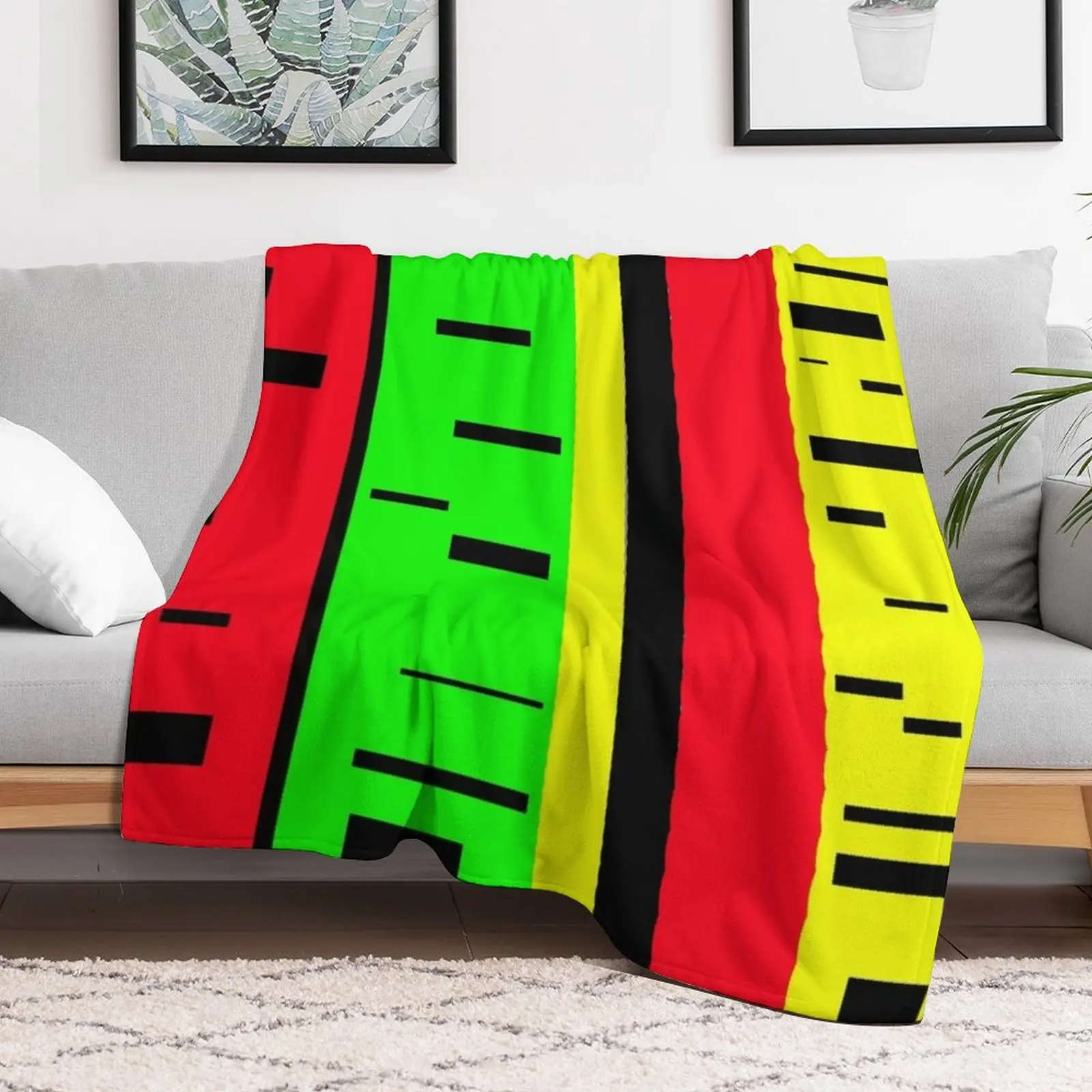 Rasta rectangles Throw Blanket Quilt Baby heavy to sleep for winter Blankets