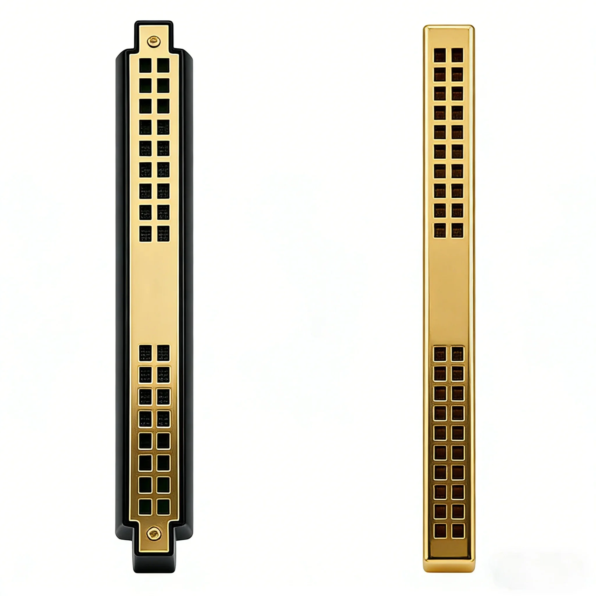 

Harmonica & Bar Cigar Humidifier, Black Plastic & Gold Portable Moisturizer, Travel Tobacco Humidor for Cigar Case, 2026 New