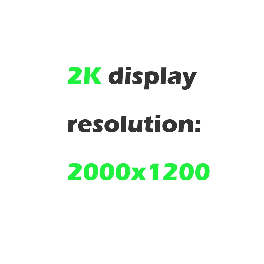 The Cost to upgrade to 2K resolution 2000*1200