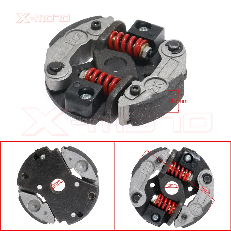 MOTOR Store Shoes 40-6/40-5/ for KTM50 Centrifugal Clutch Plate 49cc Mini Pocket Pit Quad ATV Dirt Ride Coffee