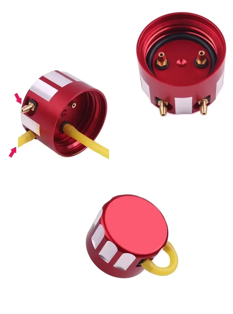 알루미늄 합금 CNC 오일 드럼 커버 연결 세트 / 오일 파이프 오일 해머 / 연료 탱크 액세서리 / 오일 포트 액세서리