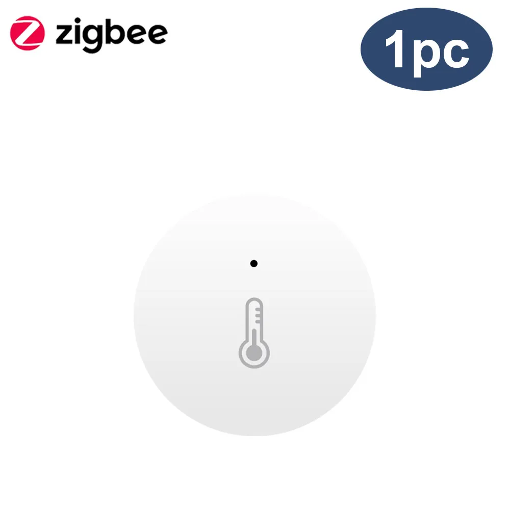 Haozee Zigbee 3.0 temperatuur- en vochtigheidssensor externe monitor door Smart Life APP werkt op batterijen met Alexa Google Home