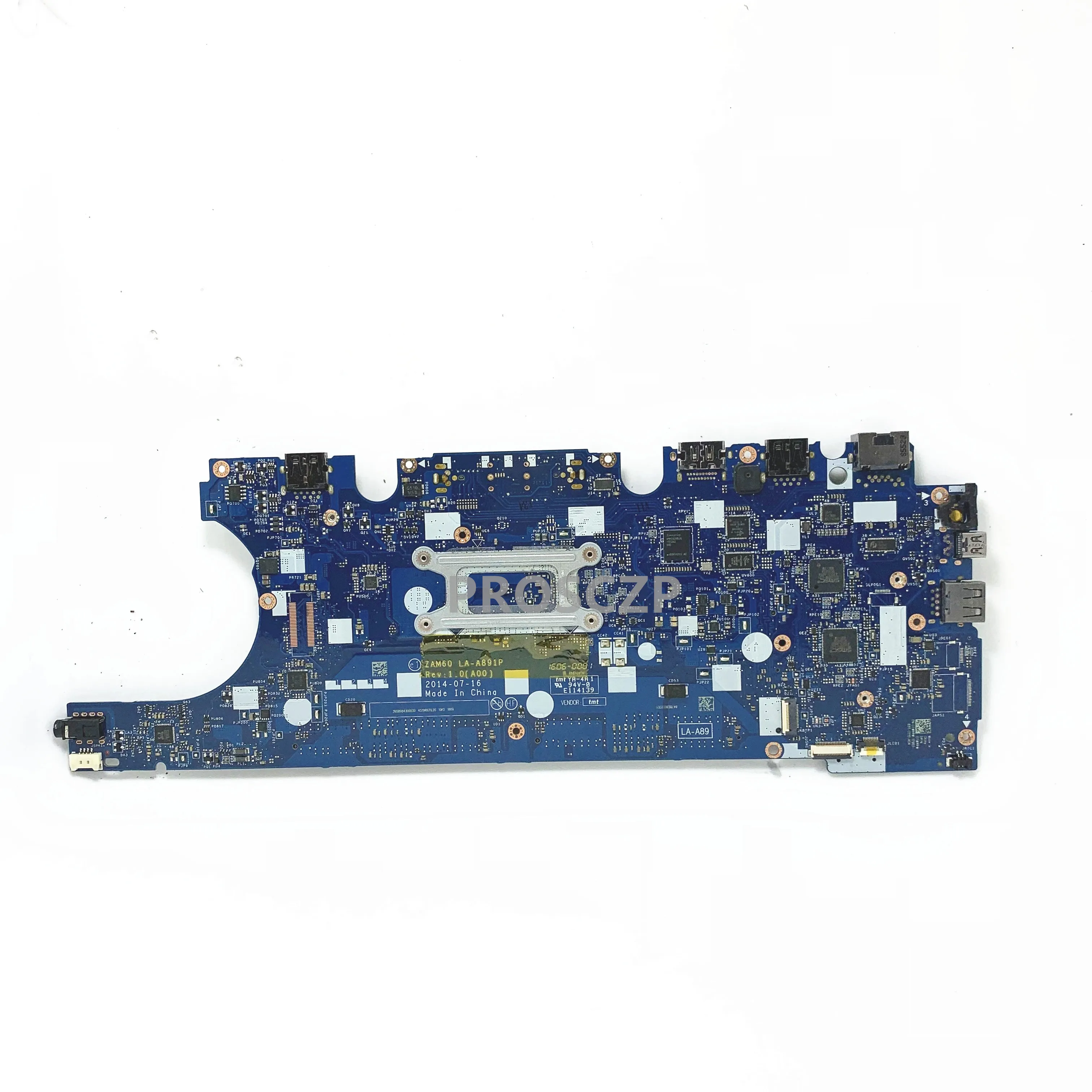 7WRRW 07WRRW CN-07WRRW Mainboard For Dell Latitude E5250 Laptop Motherboard ZAM60 LA-A891P W/SR23X I5-5300U CPU 100% Full Tested