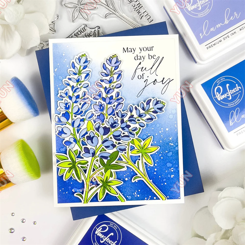 April 2025 New fresh Florals Field Dies Stamps Stencil Good Times Release Bundle Die DIY Scrapbooking Photo Album Card Gift Add