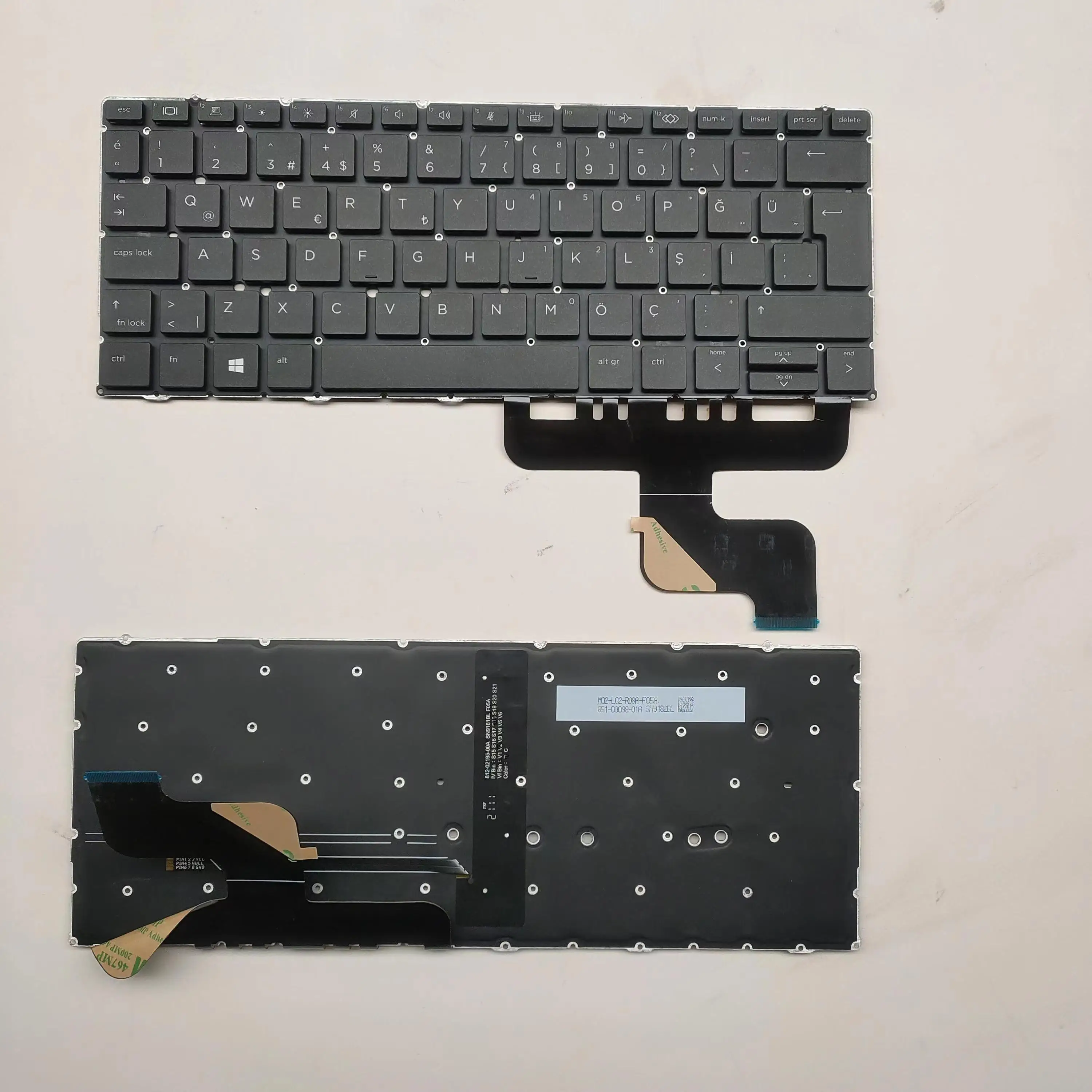 HP Elite Dragonfly g2用の完全なキーボード,デスクトップ用の新しい