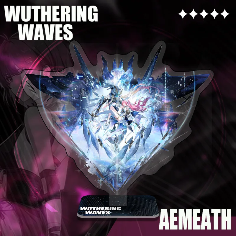 

New Wuthering Waves Character Stand Augusta Iuno Cartethyia Cute Cartoon Anime Acrylic Game Desk Ornament Friend Gift Cosplay