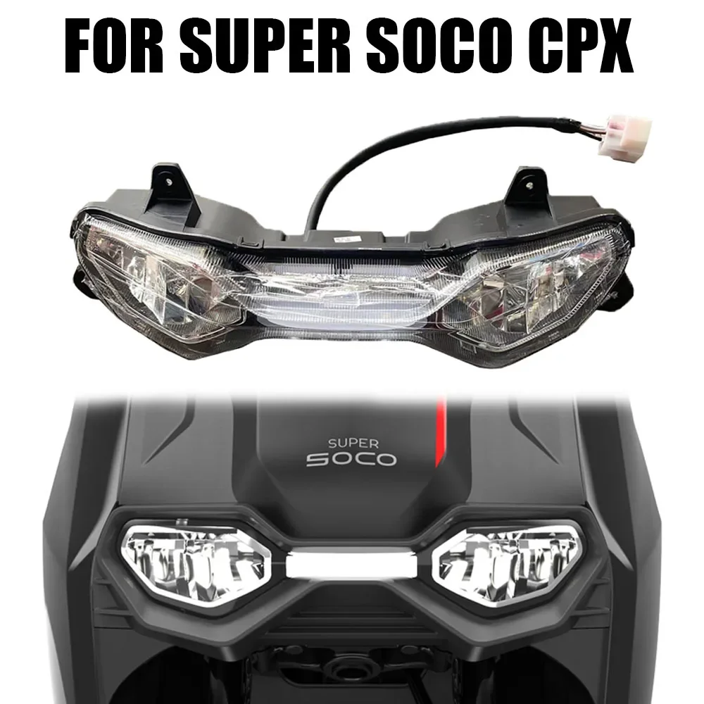 For Super Soco CPX Headlight Headlight Assembly Lighting Lamp