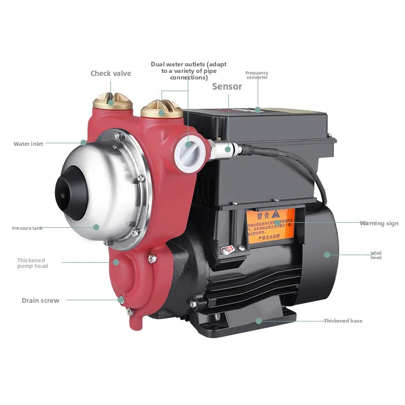 Self-priming variable frequency  Smart household booster  Constant pressure water  Self-priming pump
