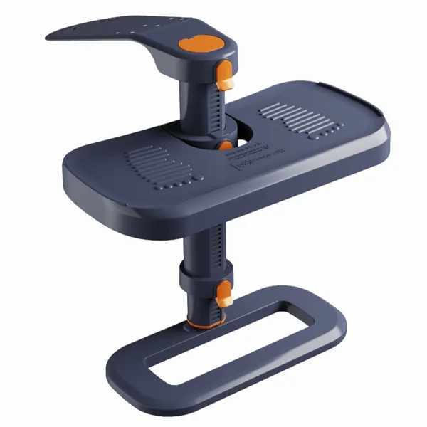 

Child safety seat matching foot pedal footrest foldable