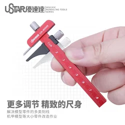 Hobby Model tool Isometric scoring ruler Parallel Scribe Ruler Symmetric Scribing Tool For Mecha military model