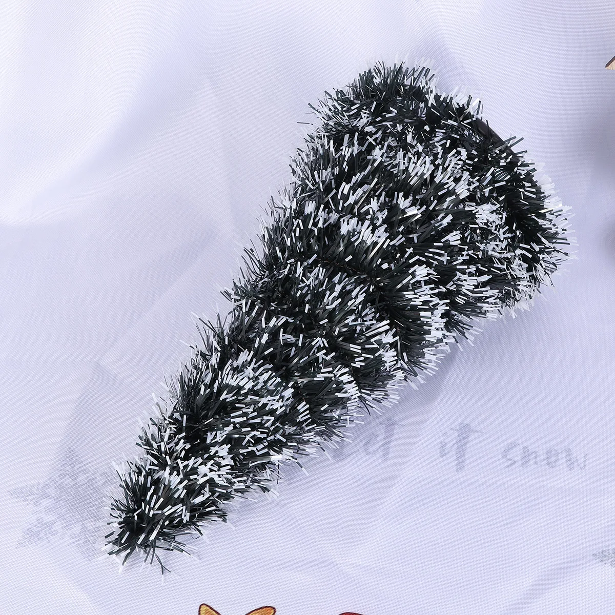 

Mini Christmas Tree Creative DIY Christmas Decoration Wool Material Party Ornament for Home Office Car with White Edge