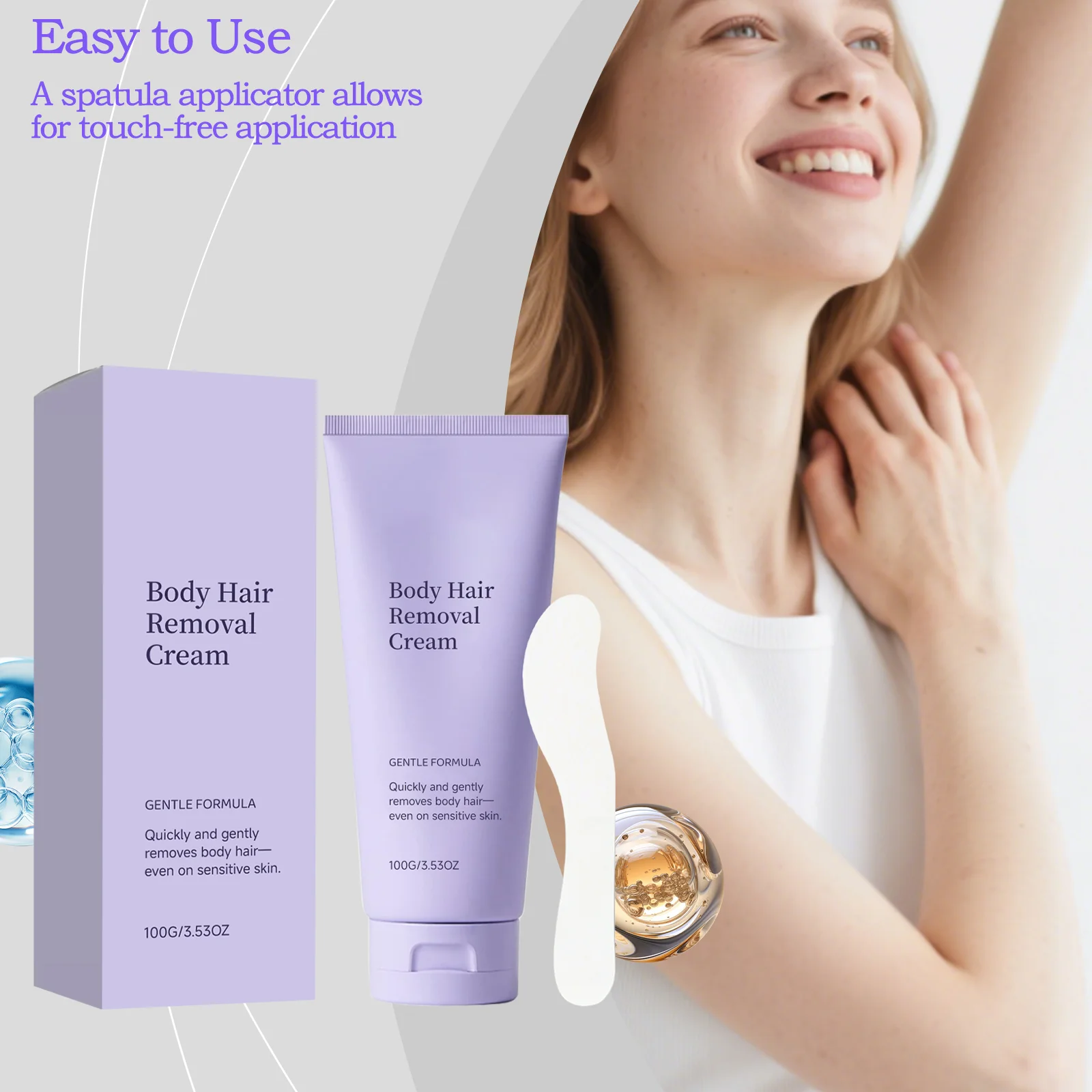 

Natural Body Care Oil 60ml with Jojoba & Almond Oil, Smooth Moisturizing Skin Care Oil, For All Skin Types
