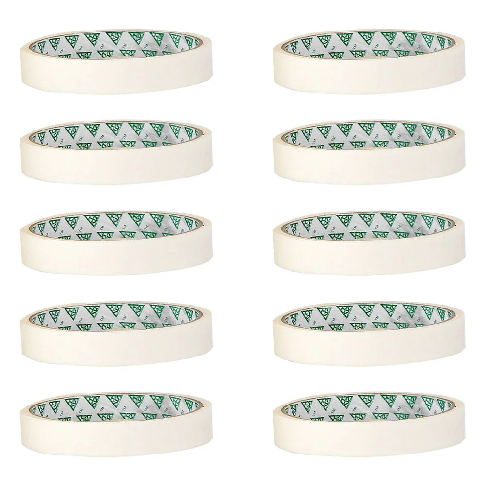 10 قطعة أشرطة لاصقة للرسم أشرطة ورق الحرف لتقوم بها بنفسك تزيين شريط لاصق ذاتي قابل للكتابة مدرسة متعددة الوظائف