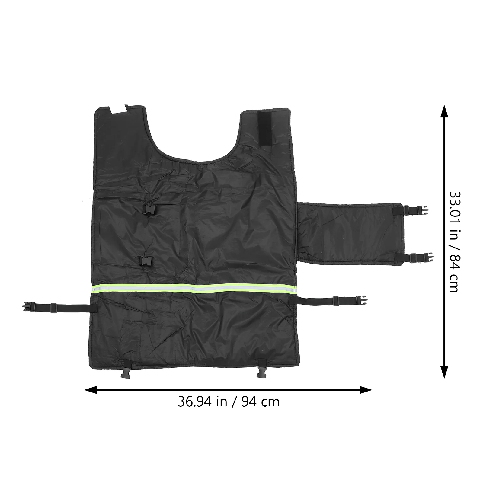 Gilet per polpacci Protezione per la pancia del bestiame Forniture per pascolo Compressione Flanella invernale Cappotto caldo Protezione per agnello