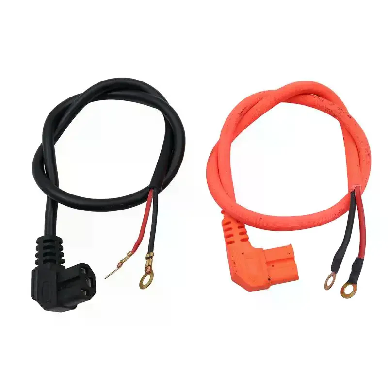 70/160CM Battery Connector Cable Charging Socket Battery Power Cable Lengthened Elbow Line For Electric Scooter Parts