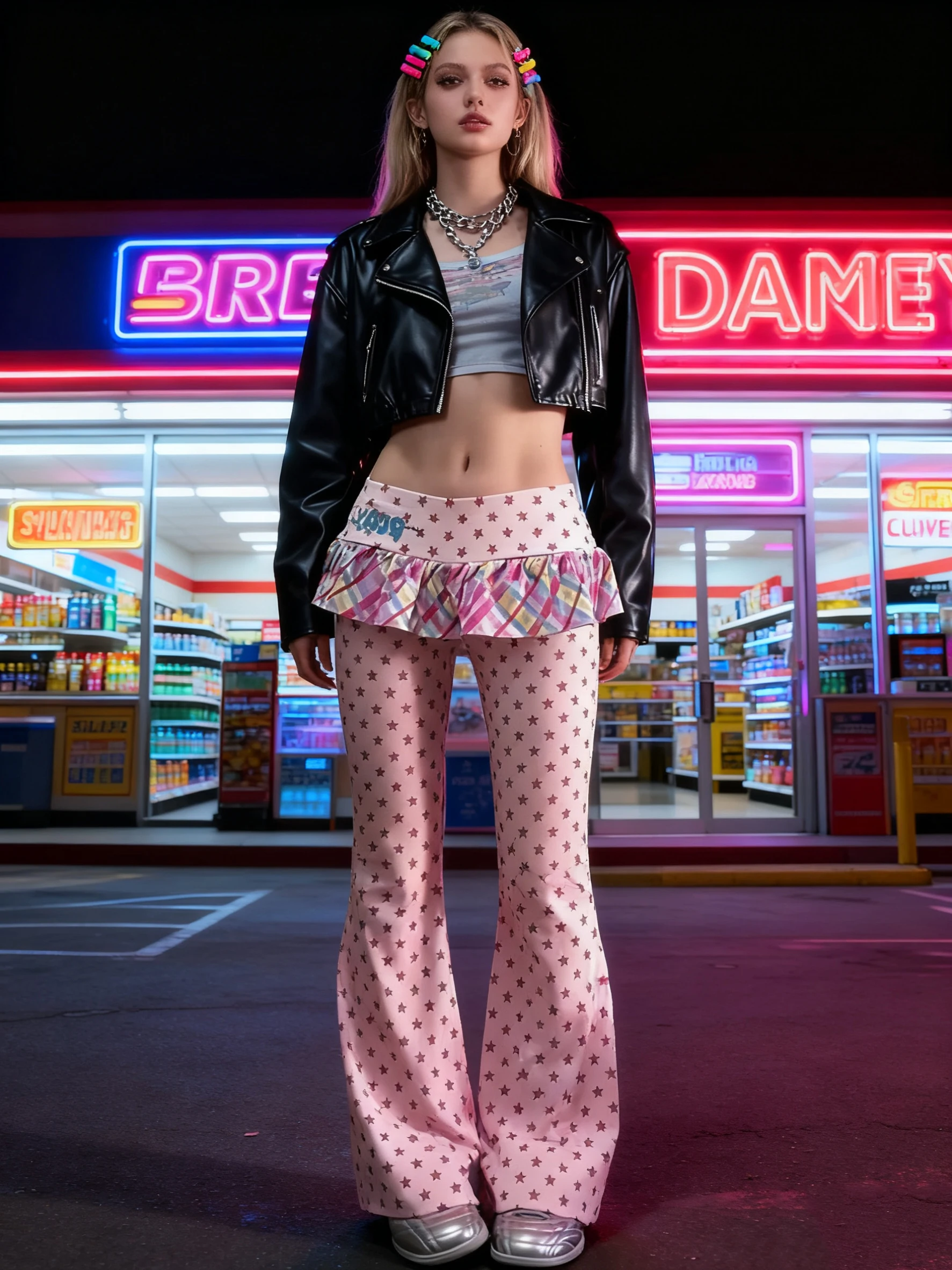 

Y2K Harajuku Spicy Girl Academy Style Cute Star Plaid Fake Two Piece Micro Pull Pants Autumn Women's Thin Slim Fit Skirts emo