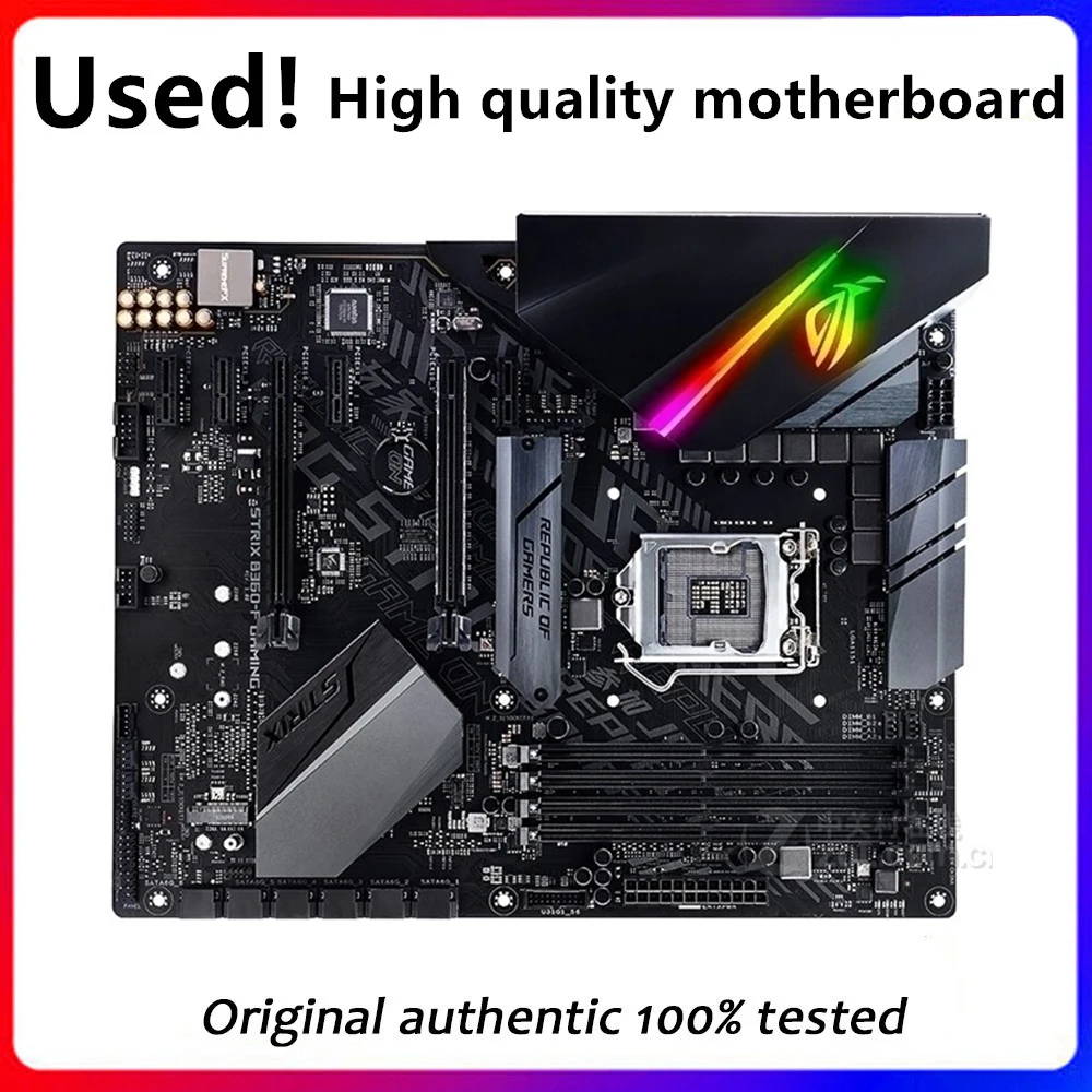 For Asus ROG STRIX B360-F GAMING Original Used Desktop Intel B360 B360M DDR4 Motherboard LGA 1151  i7/i5/i3 USB3.0 SATA3