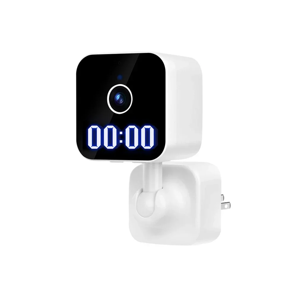 

Control for Baby/Pet/Dog Motion Detection with Digital Clock TuyaSmart WiFi Plug in Security Camera IR Night Vision 1080P HD APP