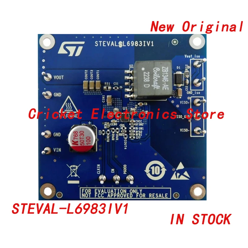 STEVAL-L6983IV1 Power management integrated circuit development tool Application Board for L6983I