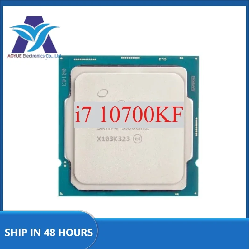 완벽한 테스트 중고 코어 i7 10700KF i7-10700KF 2.9GHz 8 코어 16 스레드 L2 = 2M 65W LGA 1200 CPU 프로세서, 로트당 1 개