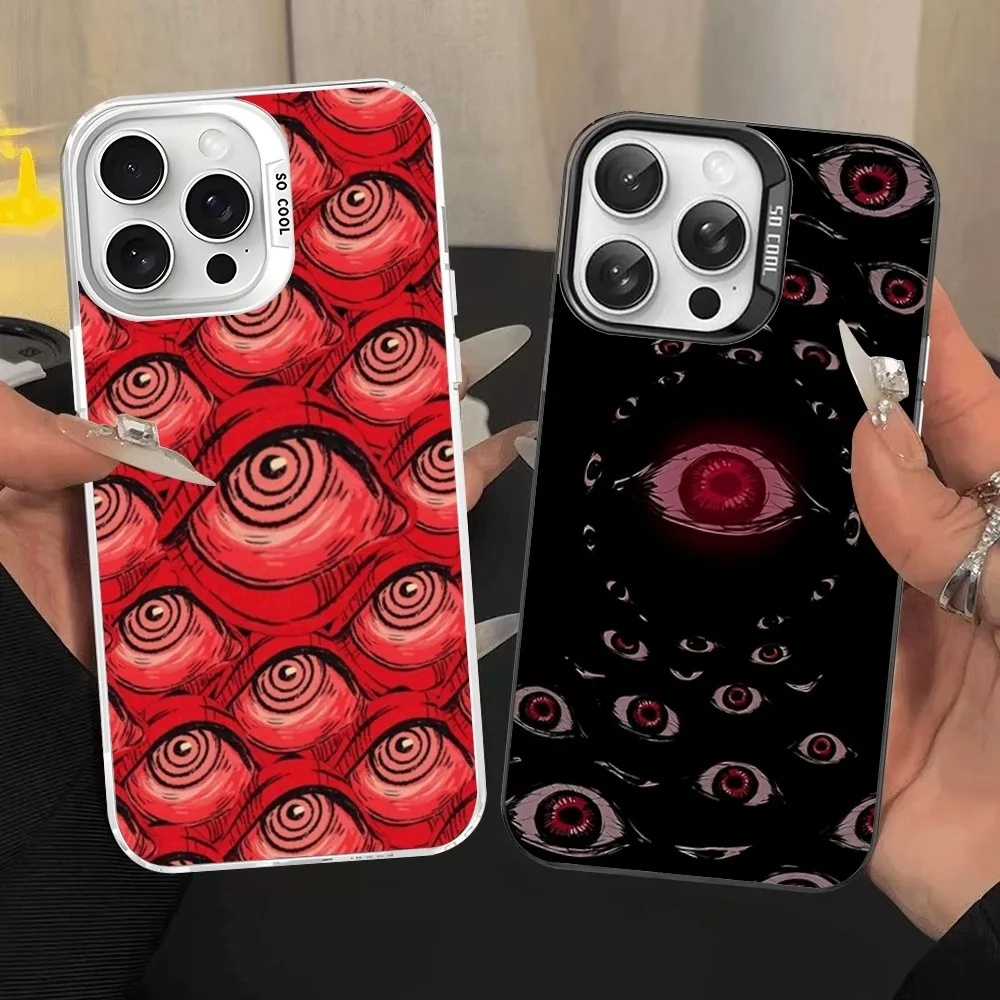 

Scary Eyes Phone Case For IPhone 16 15 14 13 12 11 Pro Max X XR XSMAX 8 7 Plus Matte Shockproof Back Cover