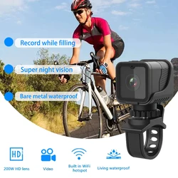 1080p High-definition Portable Sports Mini Camera With Hotspot Wifi Waterproof Camera, Motorcycle And Bicycle Driving Recorder