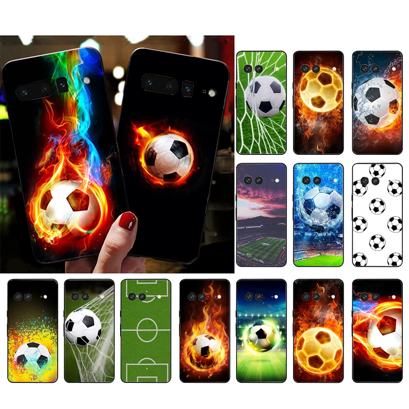 

Phone Case For Google Pixel 10 9 Pro XL 9A 8 7 6 Pro Pixel 8A 7A 6A Pixel 8 7 6 5 Football Sport Field Court